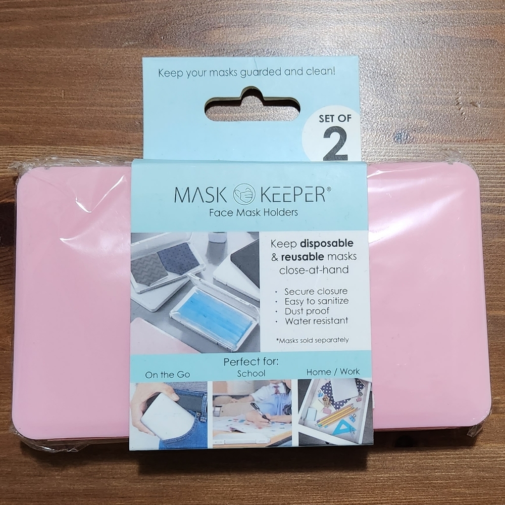 Mask Keeper Face Mask Holders 2-Pack